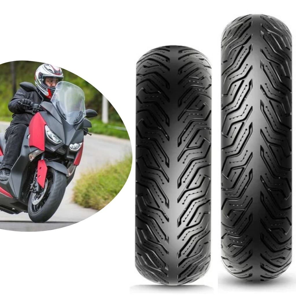 Kit 2 Pneu 120/70-15 140/70-14 Para Yamaha Xmax 250 Kenda