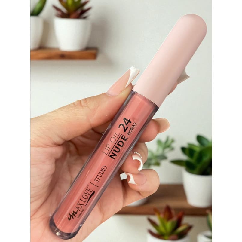 Gloss Lip Oil Max Love — Efeito espelhado e hidratação 24h | Nude perfeito