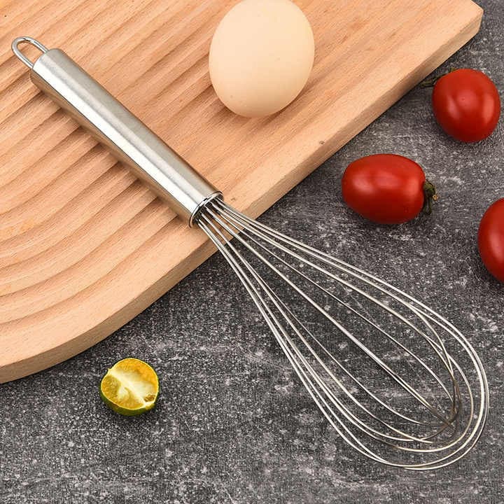 Fouet Batedor de Ovos Inox Fue Fuê Foue Batedor Manual para Cozinha Omelete Molhos Massas