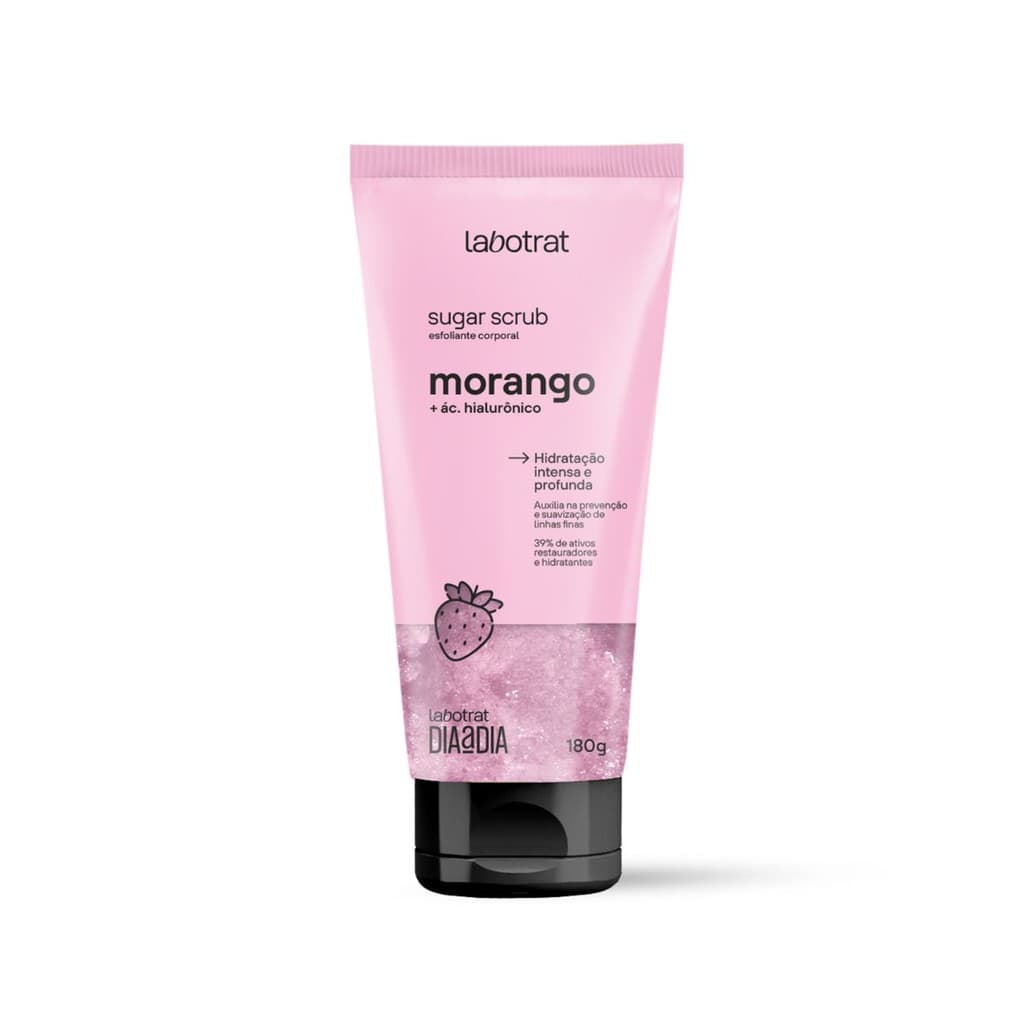 Esfoliante Corporal Labotrat Sugar Scrub Morango 180g – Esfoliação Suave + Glow