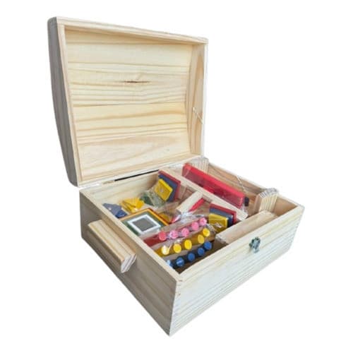 Baú Pedagógico (10 Jogos) Brinquedos Educativos TOY TRADE
