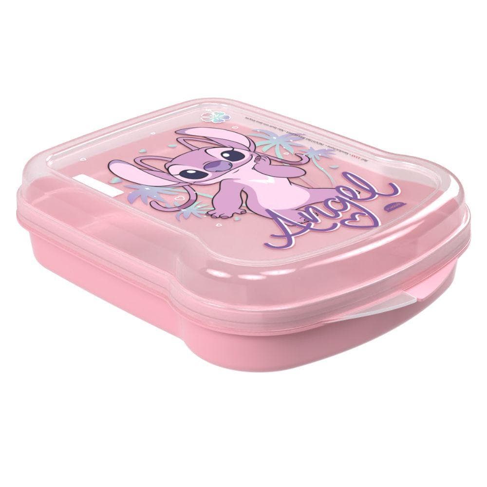 Sanduicheira Angel Stitch Disney Lancheira Passeio Plasútil