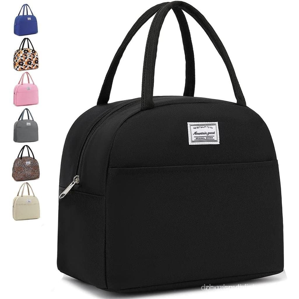 Bolsa térmica unissex, isolada, refrigerada, lancheira para adultos, à prova d'água, bolsa para almoço, sem alça de ombr