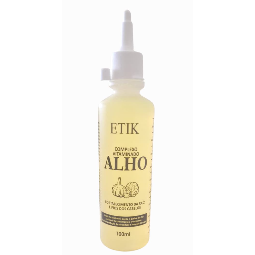 Tônico De Crescimento E Fortalecimento Complexo Vitaminado De Alho 100ml Etik Cosméticos