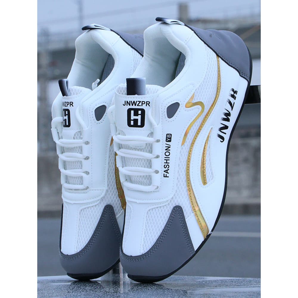 Sapatos masculinos 2025 primavera verão tênis de corrida respirável malha tênis All-Match antiderrapante sola macia sapa