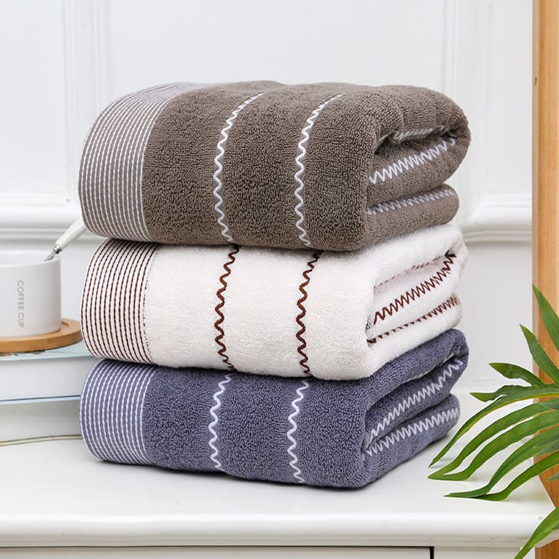 Toalha de banho de algodão puro 70x140cm engrossado adulto masculino feminino envoltório presentes de peito toalha de ba