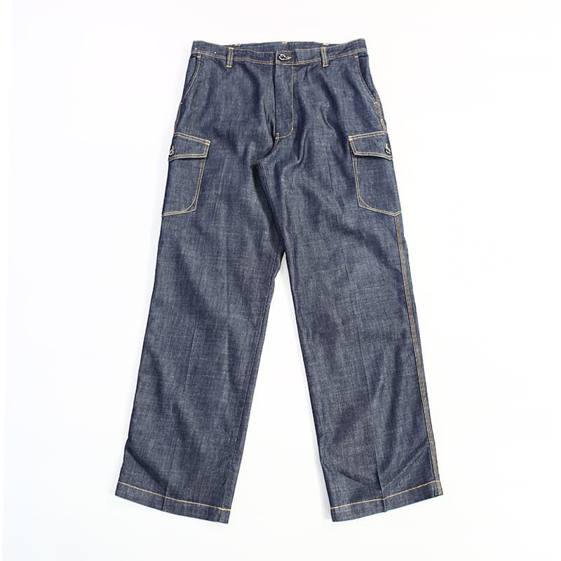 Comércio exterior primavera verão masculino algodão poliéster fino Multi-bolso macacão japonês único Retro Casual calças