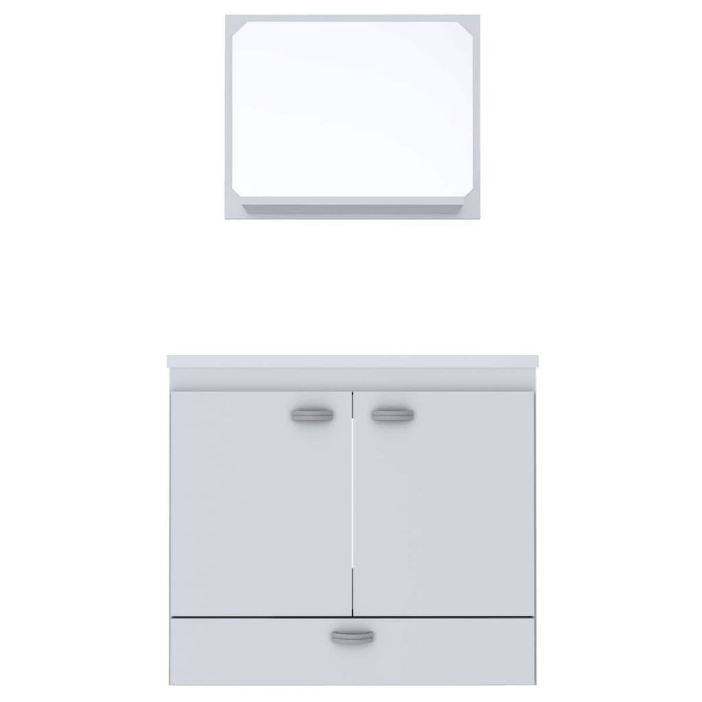 Conjunto Completo Para Banheiro Verona Stella Branco