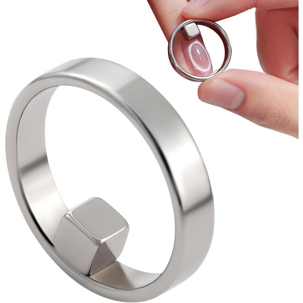 Ímã Redondo para Unhas, Ferramenta Magnética Redonda para Unhas, Ímã Automático para Unhas de Gel, Mini Anel Magnético R