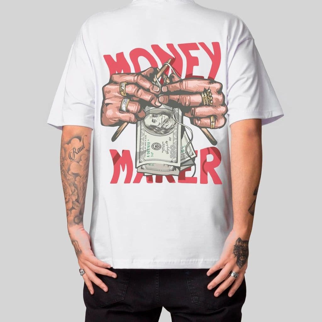 Camiseta Masculina Oversized Money