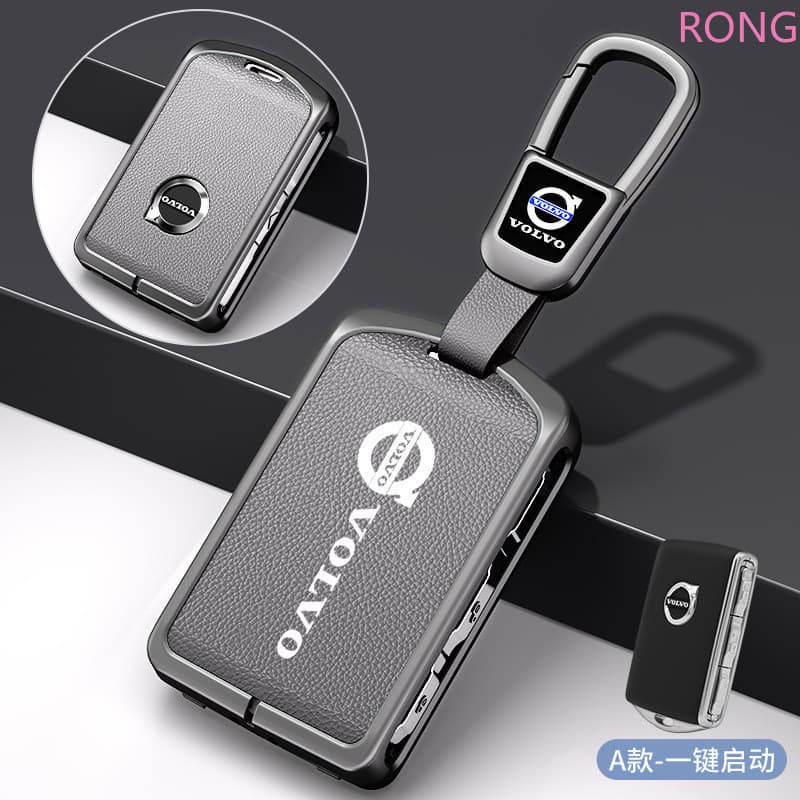 Capa Protetora de Liga de Zinco para Chave Remota de Carro Volvo XC40 XC60 XC90 S60 S90 V60 V90 T5 T6 T8 5J2Z