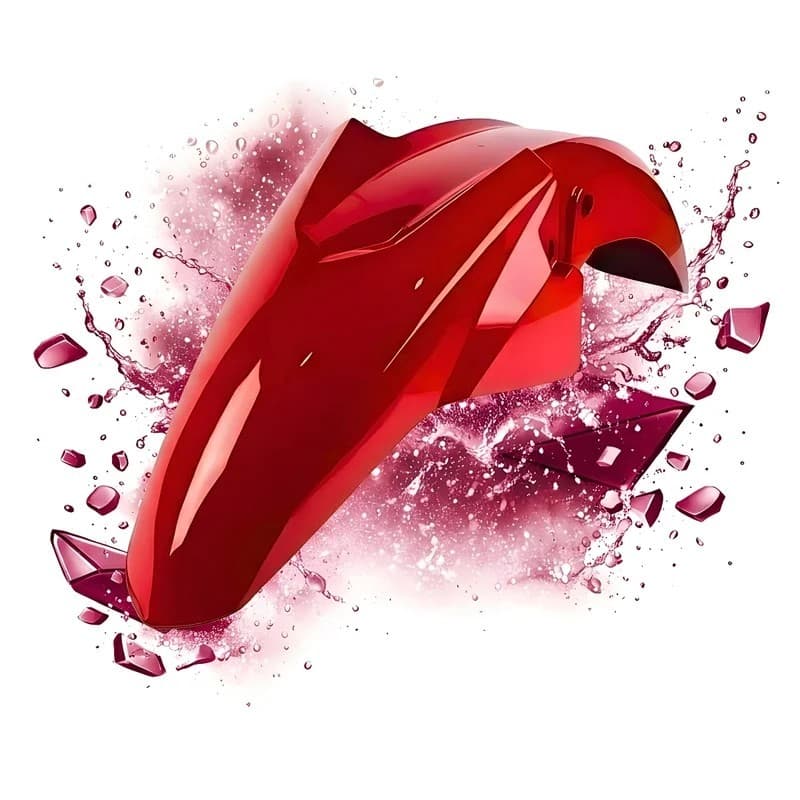 Carenagem Paralama Cg 125 150 160 Titan Fan Start 2014 15 A 2023 Vermelho Marrakesh e Vermelho Guarau