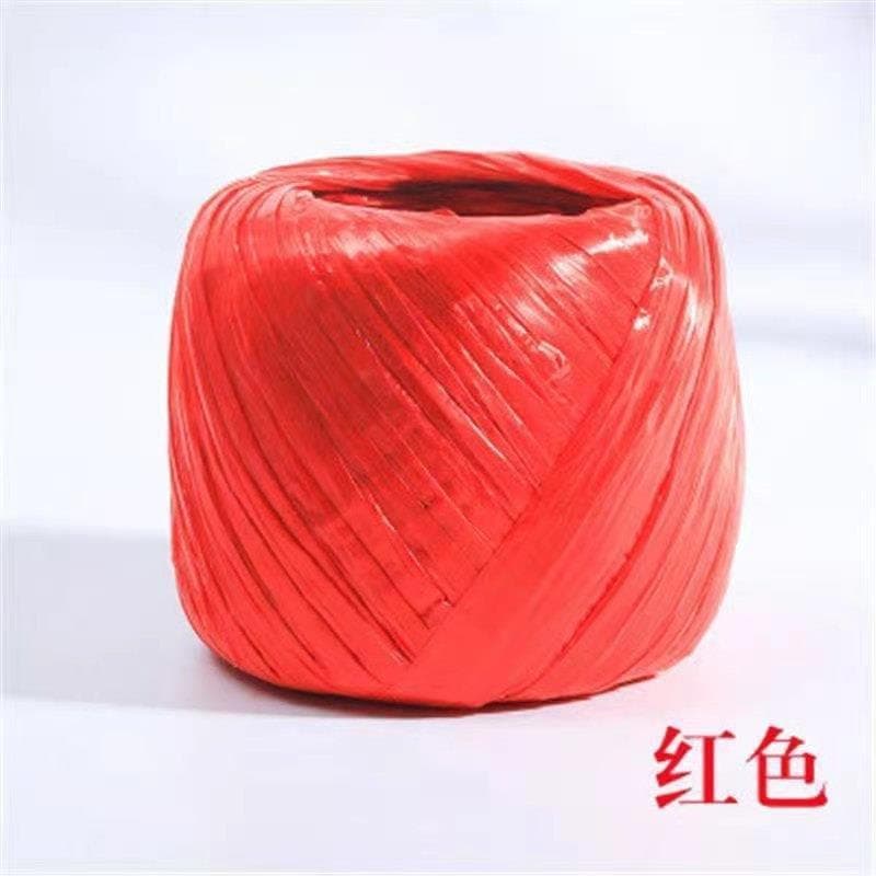 Novo Material PP corda de plástico doméstico mão-tecido embalagem corda náilon velo Hula corda ligação cinta movendo cor