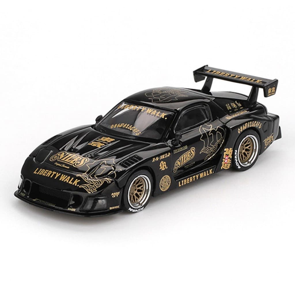 Mini GT MGT01101-R 1101 1/64 MAZDA RX-7 LB-Super Silhueta FD-NILES RHD Carro Modelo Em Escala Fundida