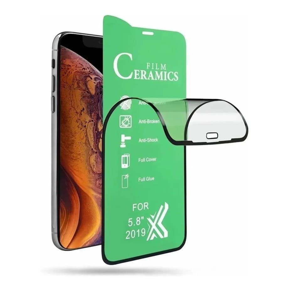 Pelicula de cerâmica flexível 9D para todos os modelos de iPhone