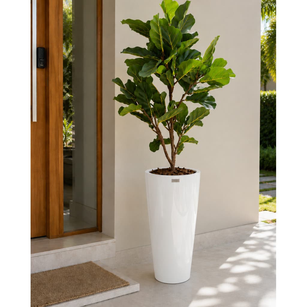 Vaso De Fibra De Vidro IBIZA 73cm Brilhantes e Foscos Decorativo Lindo Vaso