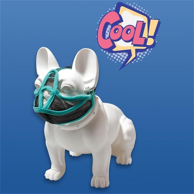 Cão De Estimação Respirável Boca Capa Ajustável Focinho Cesta Anti-Morder Latido