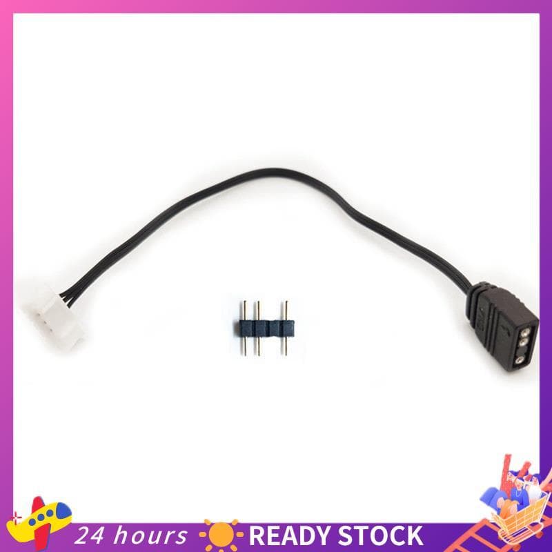Cabo Conversor De 6 Pinos Para 5V ARGB 3 Adaptador De Ventilador Controlador
