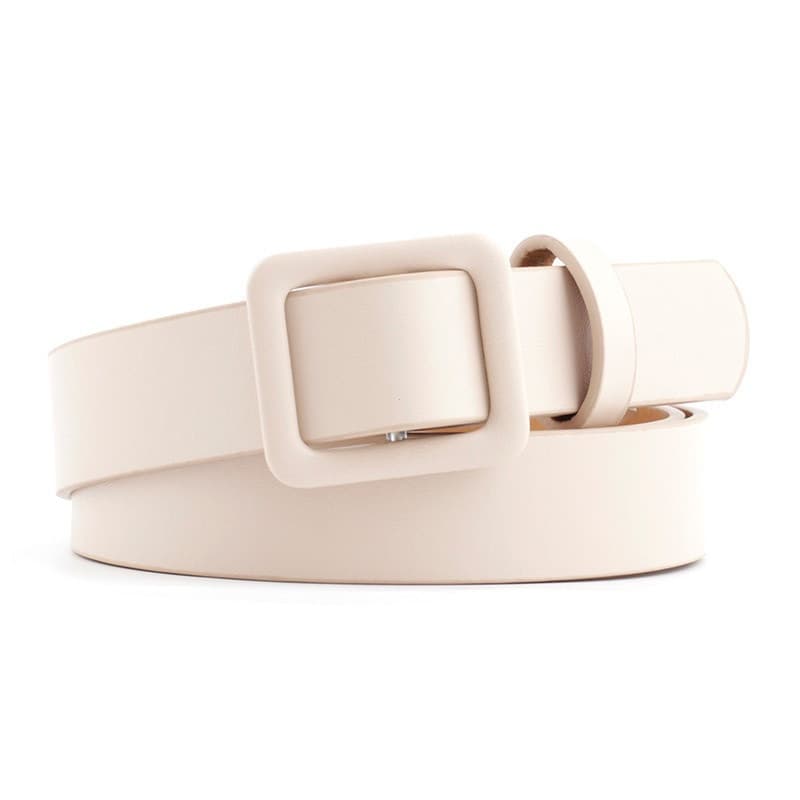 Lindo cinto feminino preto, 2,4 cm de largura, cinto de couro, cinto feminino off-white, cinto decorativo.   EOWN JBVE