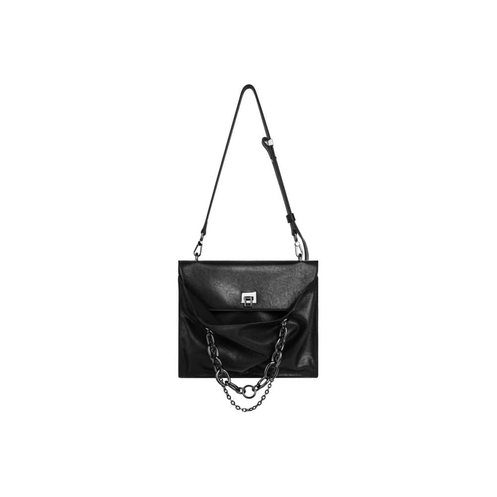 INJOYLIFE Bolsa mensageiro com trava estilo neutro, bolsa Envelope, nicho, rua, motocicleta, bolsa mensageiro