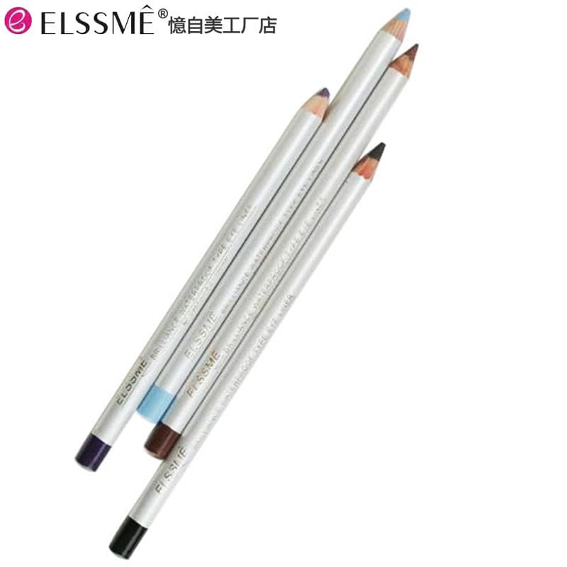 Elssme Art Eyeliner Lápis de sobrancelha Olho à prova d'água à prova de suor à prova de manchas Natural de dupla utiliza