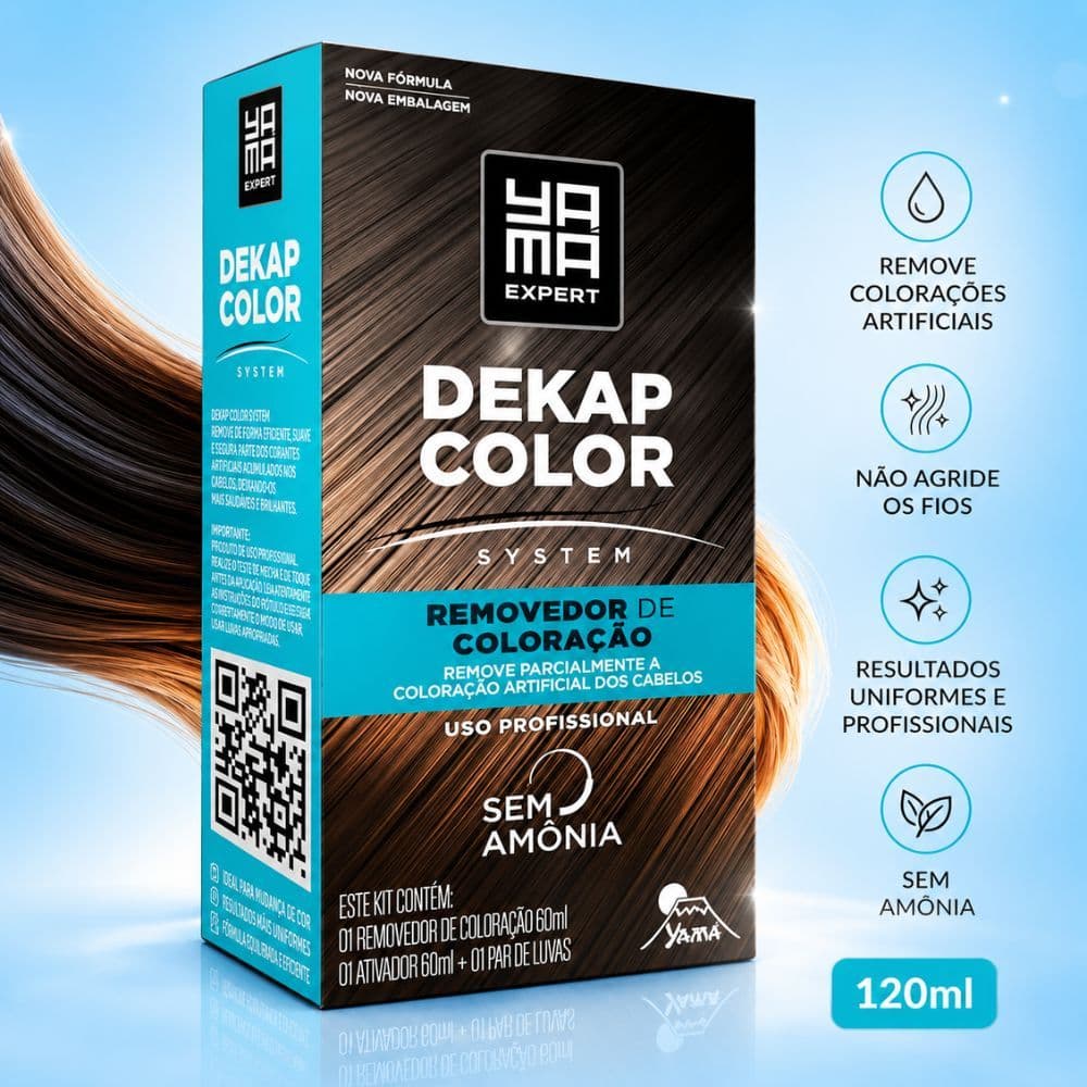 Yamá Dekapcolor System Removedor de Coloração - 120ml