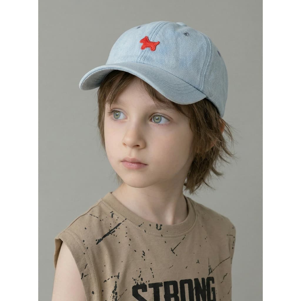 Naits Keits Versão Coreana Boné de Beisebol Simples Pônei Lavado Denim Sombrinha Protetor Solar All-Match Outdoor Cap