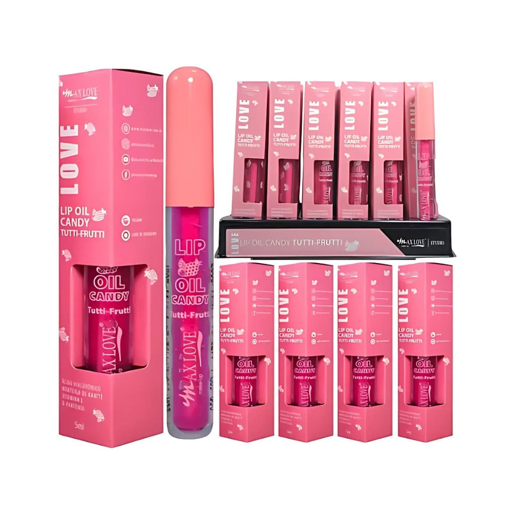 LIP OIL CANDY TUTTI-FRUTTI MAX LOVE BOX C/36 UNI CÓD.98