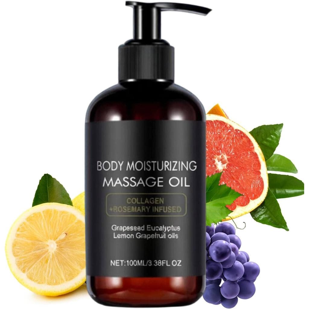 Óleo de Massagem Anticelulite, Óleo de Massagem Corporal Firmador com Colágeno e Óleo de Girassol, Corporal para To