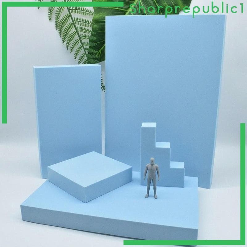 [Sharprepublic1] Base De Apresentação De Espuma Dura De 5 Peças Cubo Geométrico Tapete Fotográfico Conjunto De Adereços