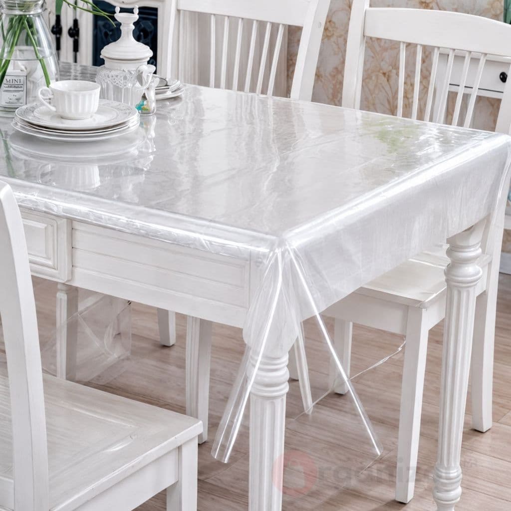 Toalha de Mesa Térmica de PVC Premium 0,10mm Para 2 4 6 8 10 12 e 14 Lugares Impermeável Quadrada Decoração Cozinha