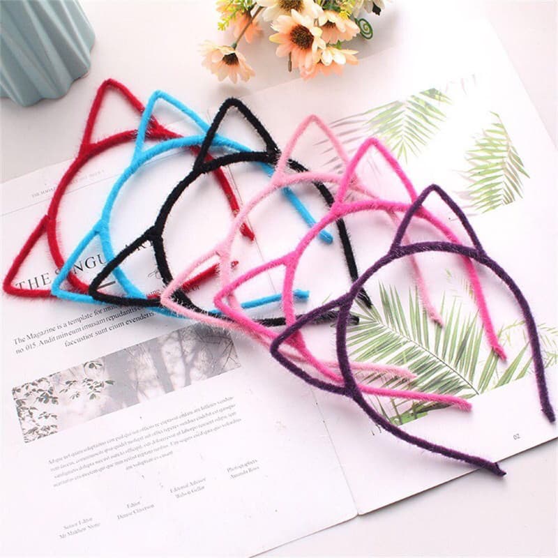 Tiara de cabelo orelha de gato PRONTA ENTREGA
