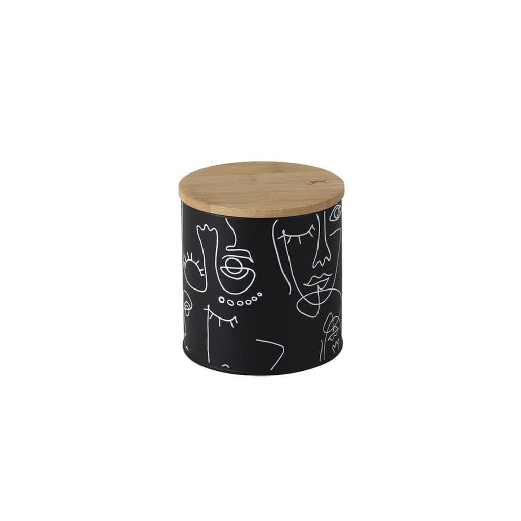Porta Condimento Line Art Preto 900 ml
