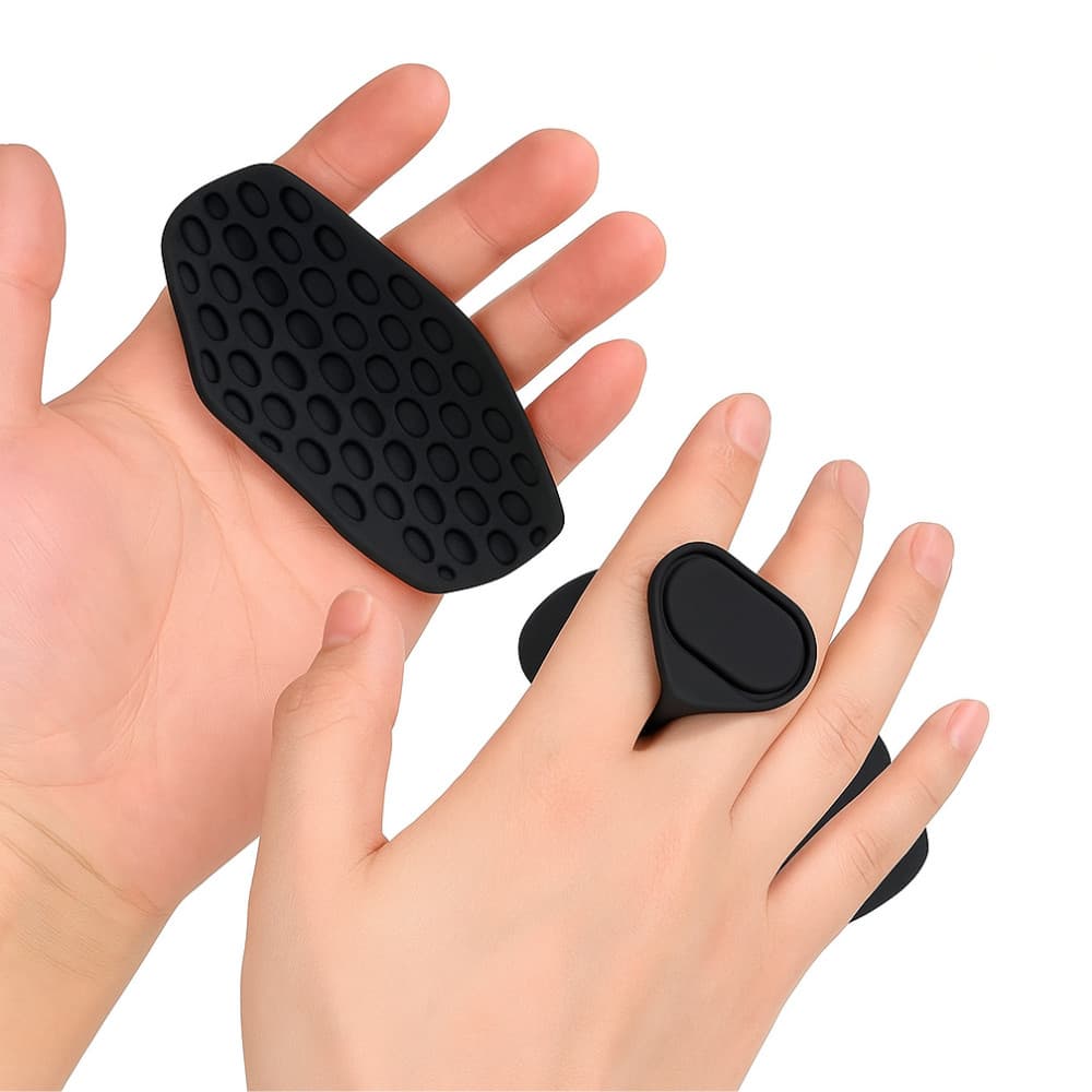 Luva Para Treino De Academia Protetor De Pegada Silicone Suporte De Borracha Luva Musculação Crossfit