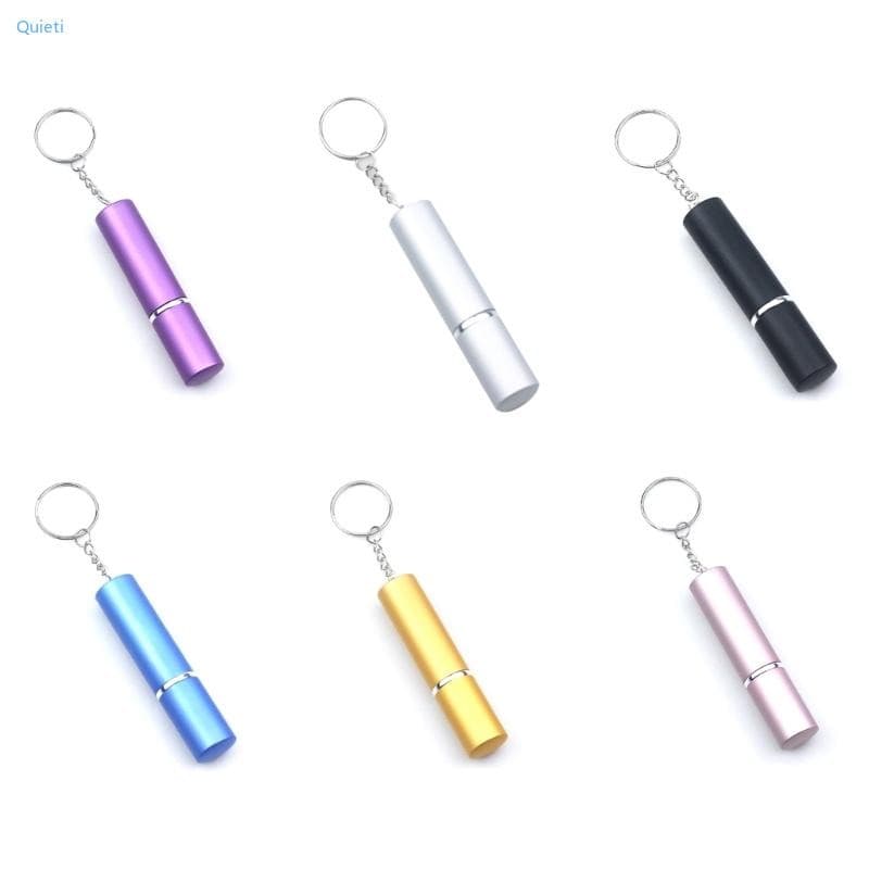Quieti Perfumes Garrafa Pingente Chaveiro Porta-Chaves Joias Aniversário 6 Cores