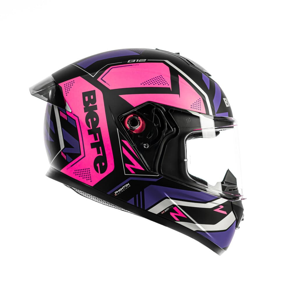Capacete Moto Bieffe B12 Phanton Com Spoiler