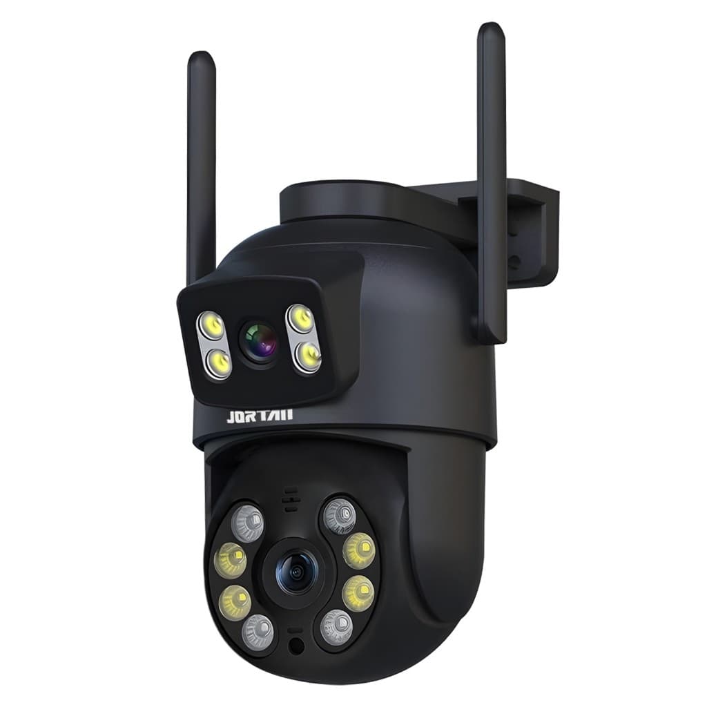 Câmera de Segurança IP Wi-fi Preto IP66 360°de Lente Dupla - YOOSEE
