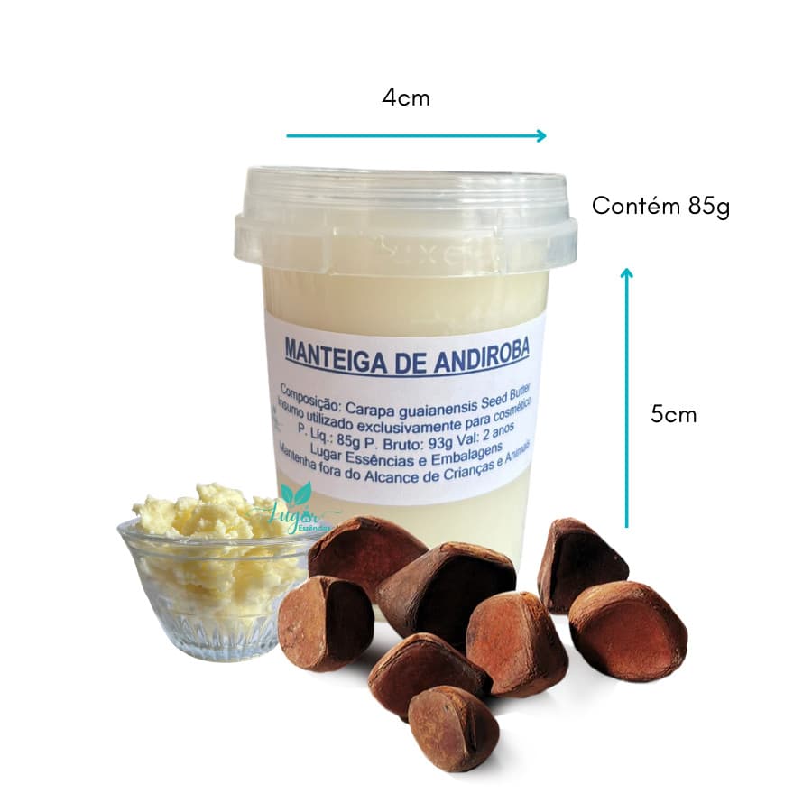 Manteiga de Andiroba 85g - Uso Cosmético