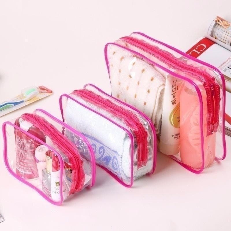 Bolsa cosmética feminina Vertical com zíper lavável, bolsa de armazenamento de maquiagem para viagem