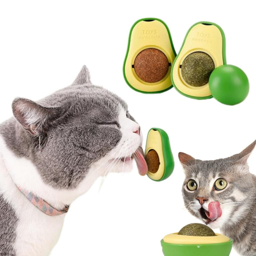 BRINQUEDO INTERATIVO LAMBE LAMBE ABACATE CATNIP PARA GATOS ERVA NATURAL