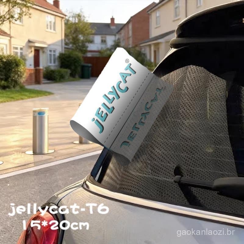 Etiqueta de lavagem de carro em estilo cartoon, adesivo criativo de etiqueta personalizada para decoração de porta e tra