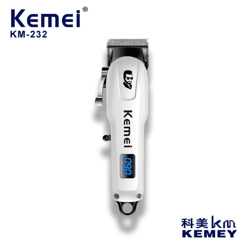 Novo KM-232 Kemei máquina de cortar cabelo elétrica cabeça de barbear de alta potência profissional máquina de cortar ca