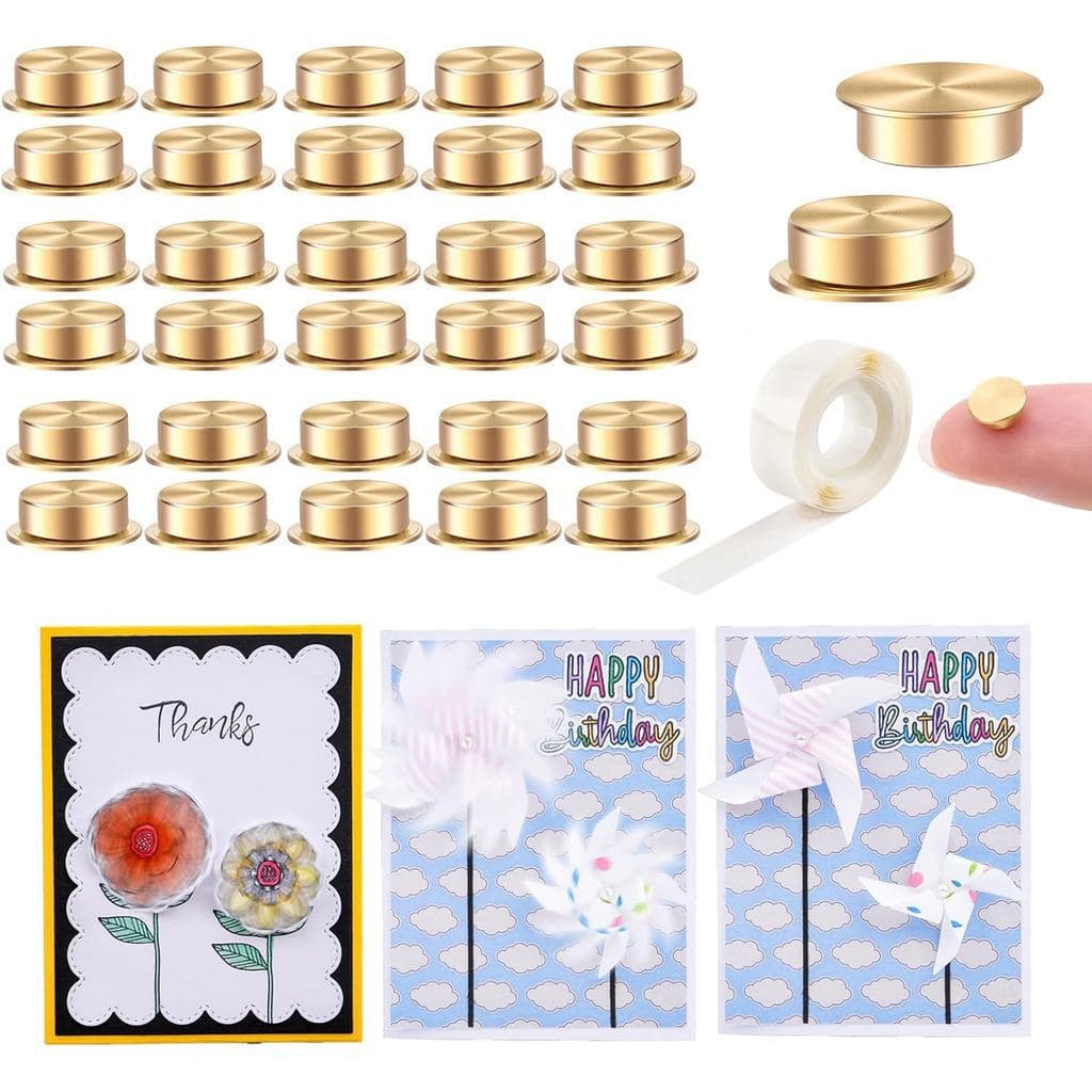 Mini rolamento giratório de metal, adequado para cartões de papel DIY, livros, recortes de papel e cartões de felicitaçã