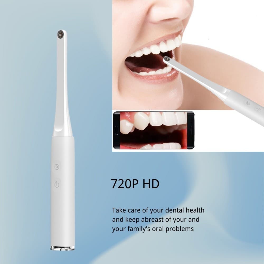 Câmera Dental Sem Fio Wifi Endoscópio Oral Intraoral Dentes HD Vídeo Para Android IOS