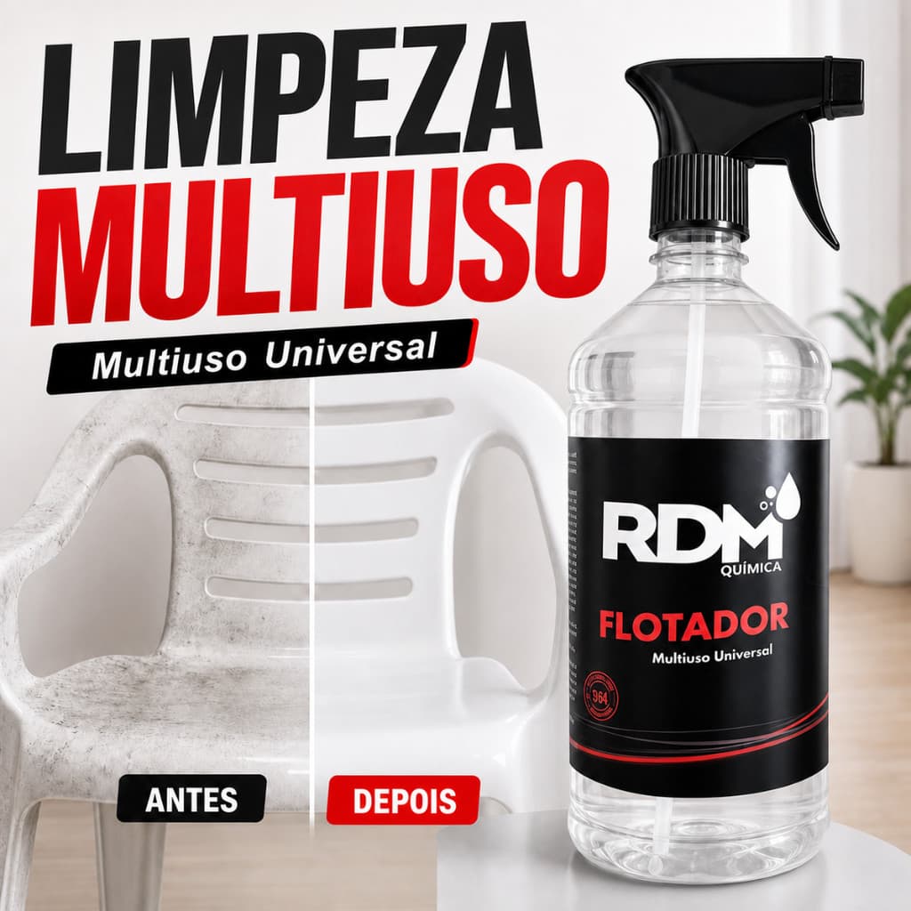 Flotador Multiuso 1L Limpador Concentrado Desengordurante Limpa Fogao Geladeira Envio Imediato