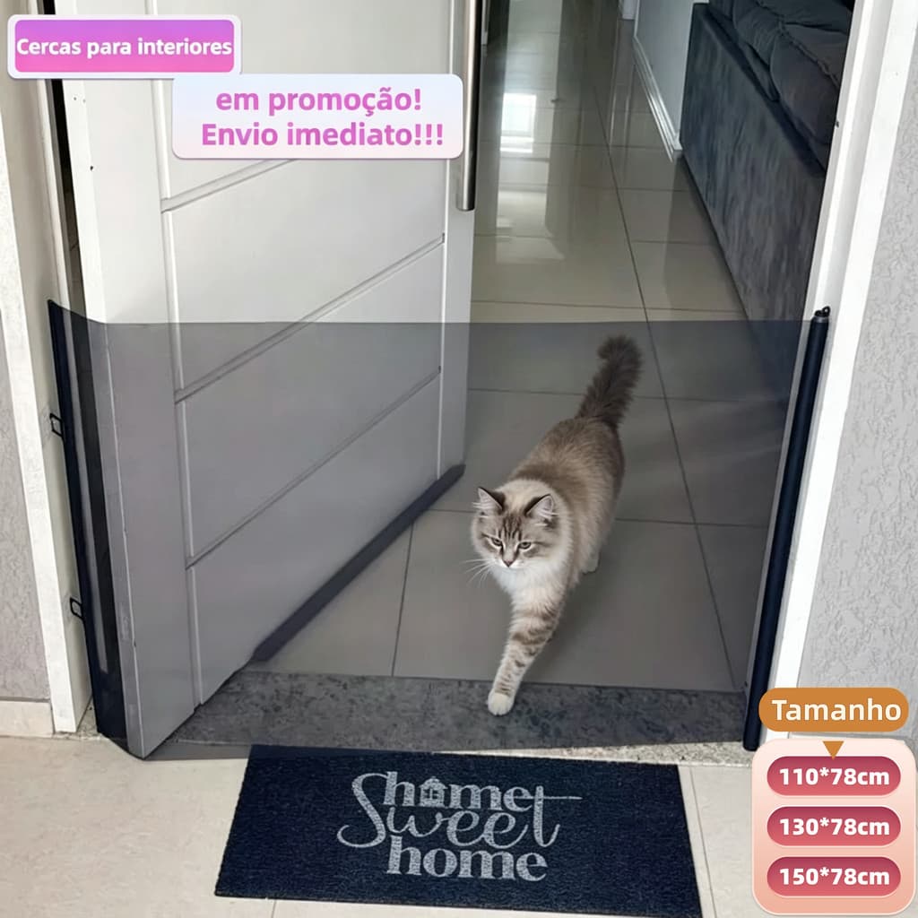 Cerca de segurança para cachorro e bebê para interior - PROMOÇÃO! ENVIO IMEDIATO!!!