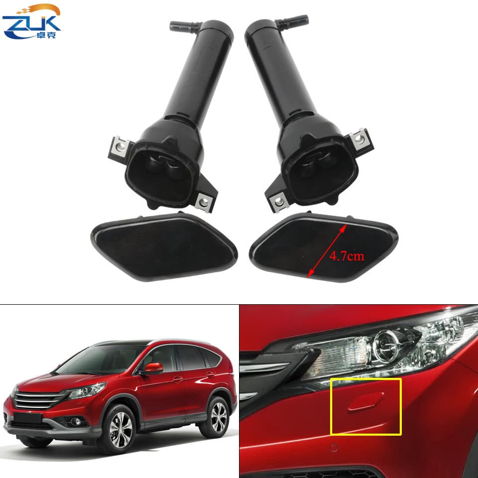 ZUK Amortecedor Dianteiro Farol Arruela Bocal Atuador Bomba Para HONDA CR-V CRV Euro 2012-2017 Spray De Água Jet Capa Ta