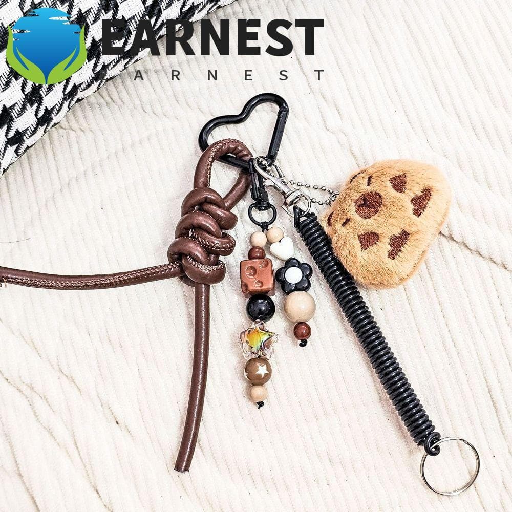 Chaveiro De Capivara De Couro EARNEST , Pingente De Bolsa Pelúcia Y2k Recheado , Anti-Perda