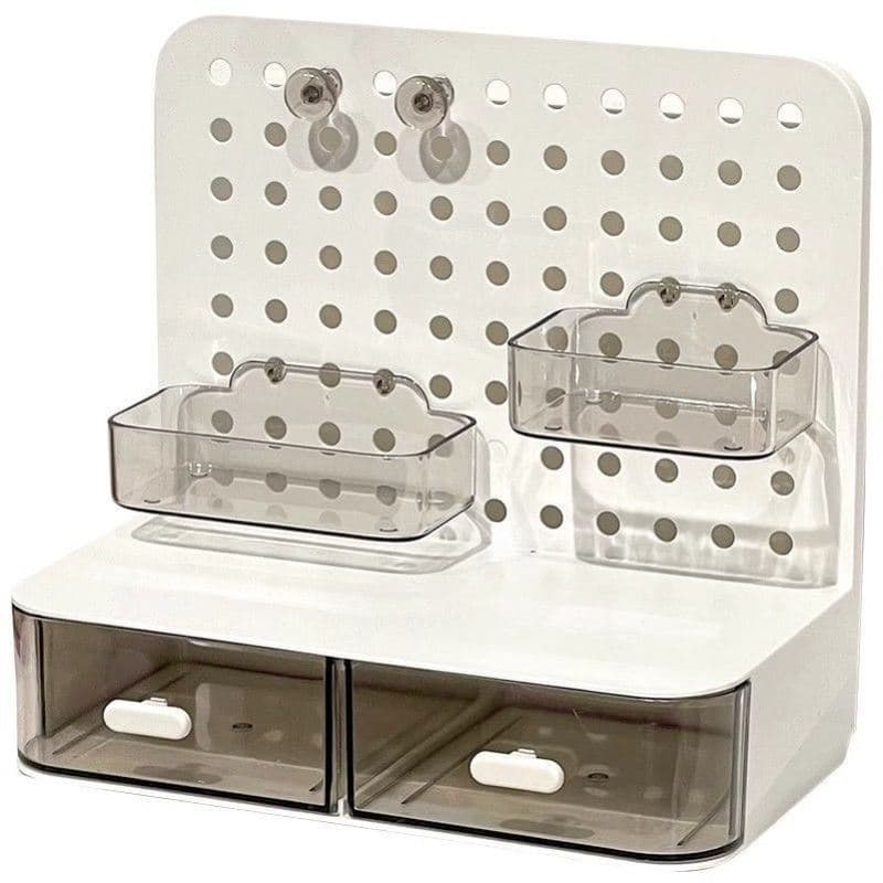 Comer grão desktop caixa de armazenamento grão pequena dor armário barra expositor gaveta desktop pequeno cartão caixa e