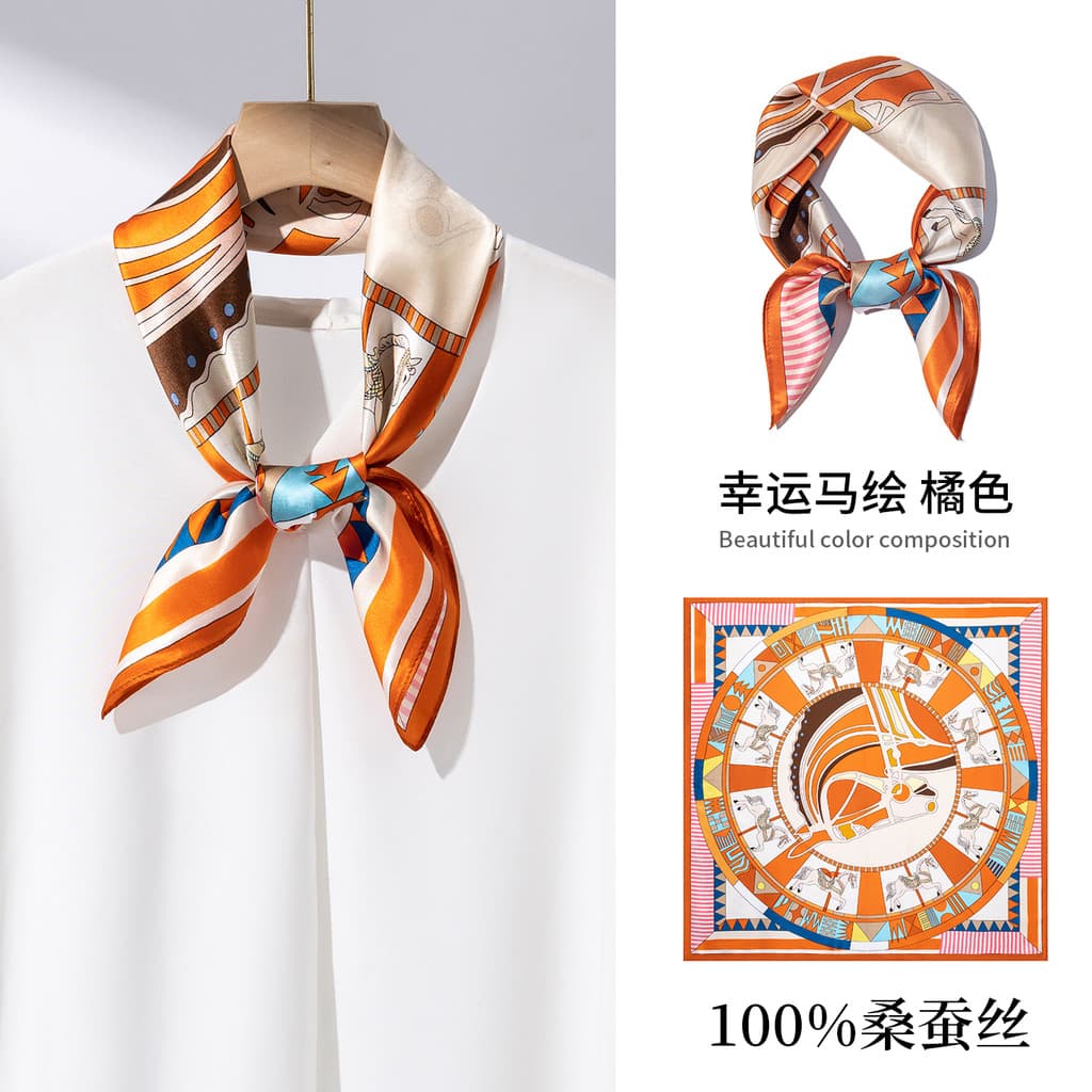 Shanghai Story lenço de seda Real feminino pescoço High-End sentimento seda amoreira grande lenço quadrado dia das mulhe